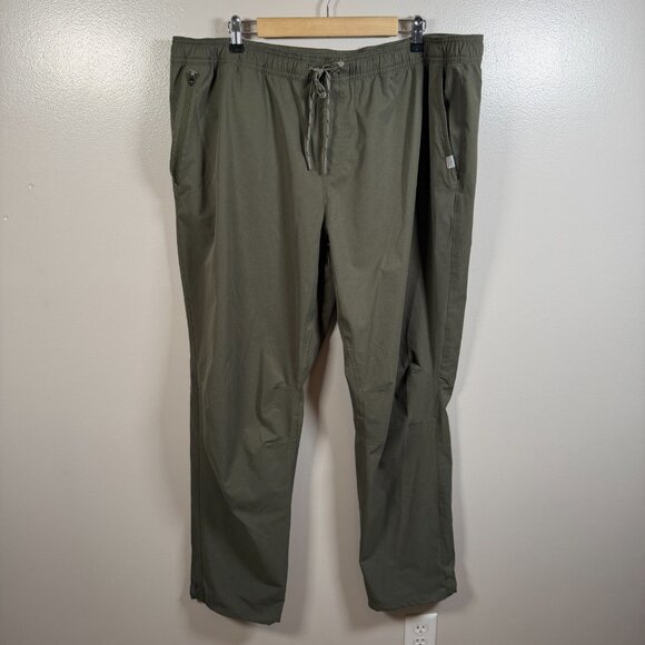 L.L.Bean Multisport Pants Mens Size XXL Green Performance Hiking Athletic Active - Picture 1 of 12